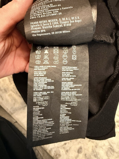 PRADA Nylon Lightweight Bomber Track Jacket Black Mens L Full Zip ($2800 Retail)