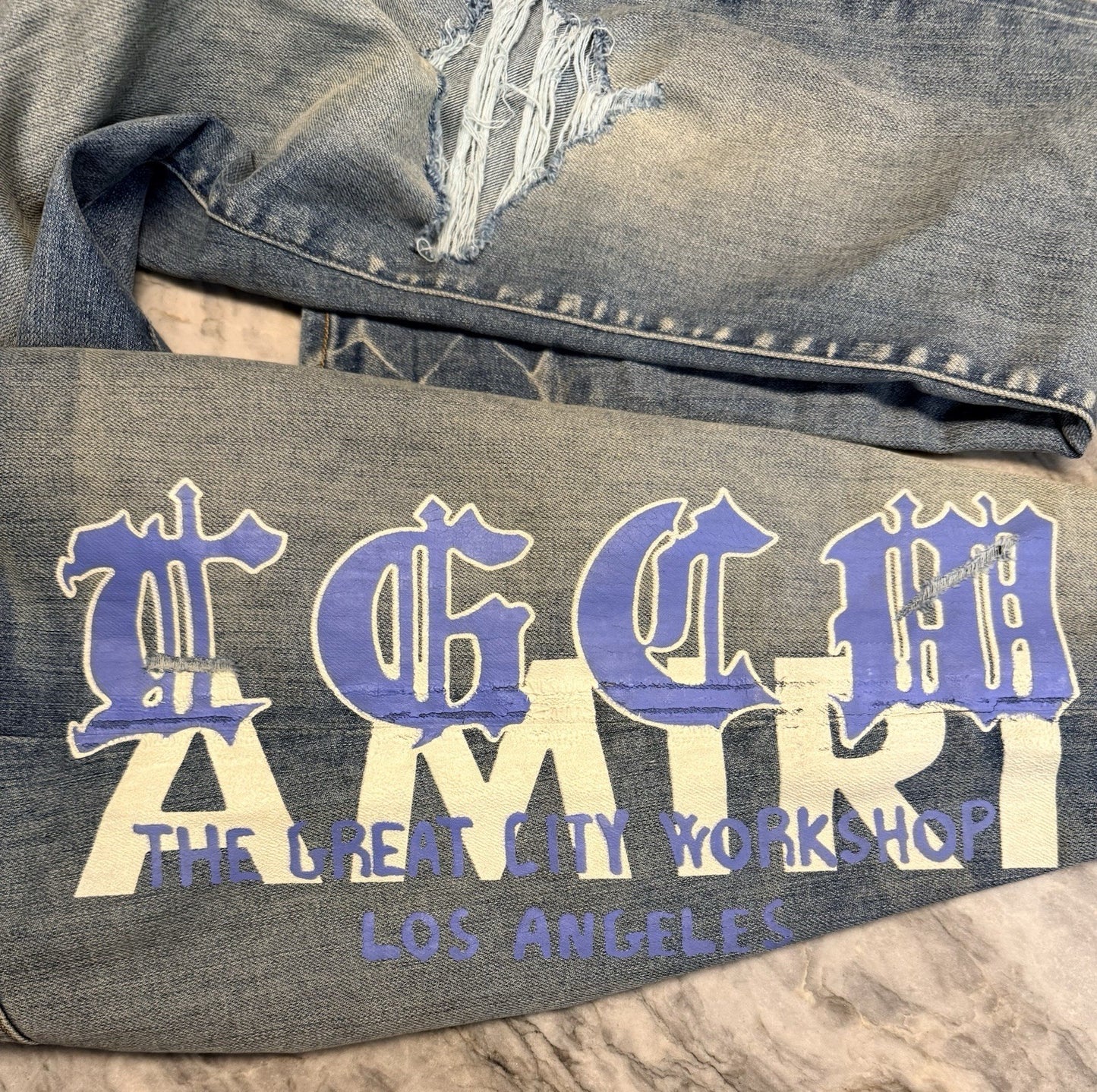 TCGW AMIRI jeans Blue Size 33 ($920 Retail)