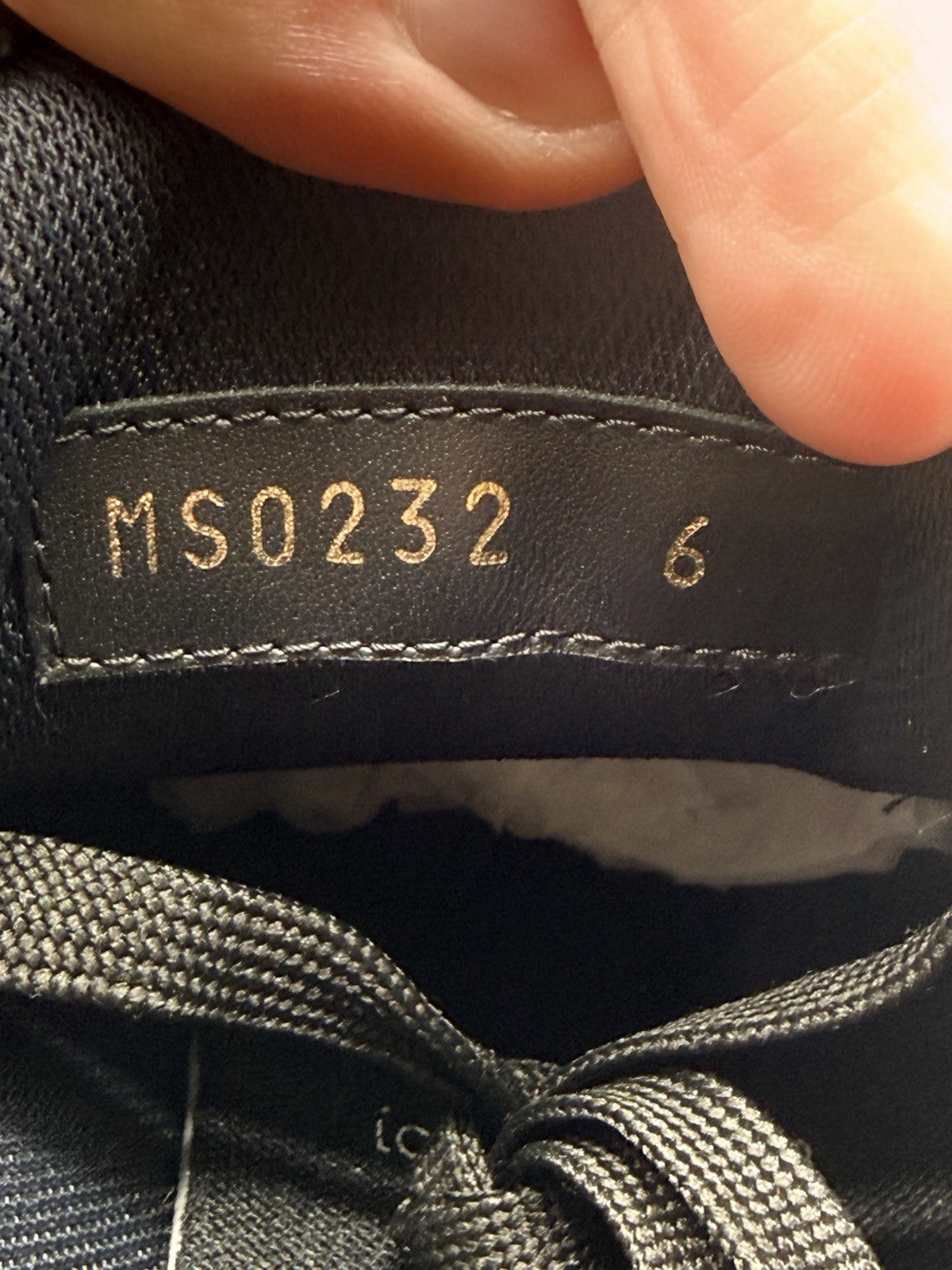 WORN ONCE Size 7 - Louis Vuitton Trainer Black Monogram