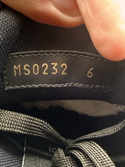 WORN ONCE Size 7 - Louis Vuitton Trainer Black Monogram