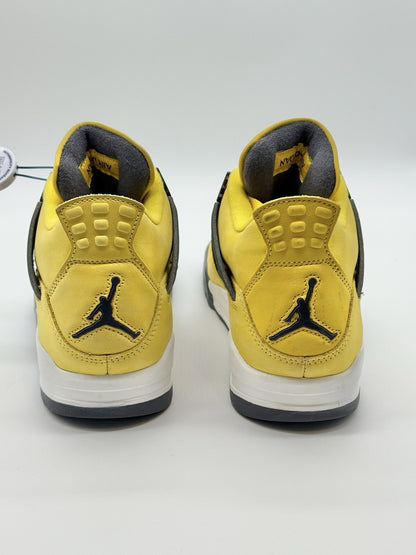 WORN ONCE - Size 9.5 - Jordan 4 Retro Mid Lightning