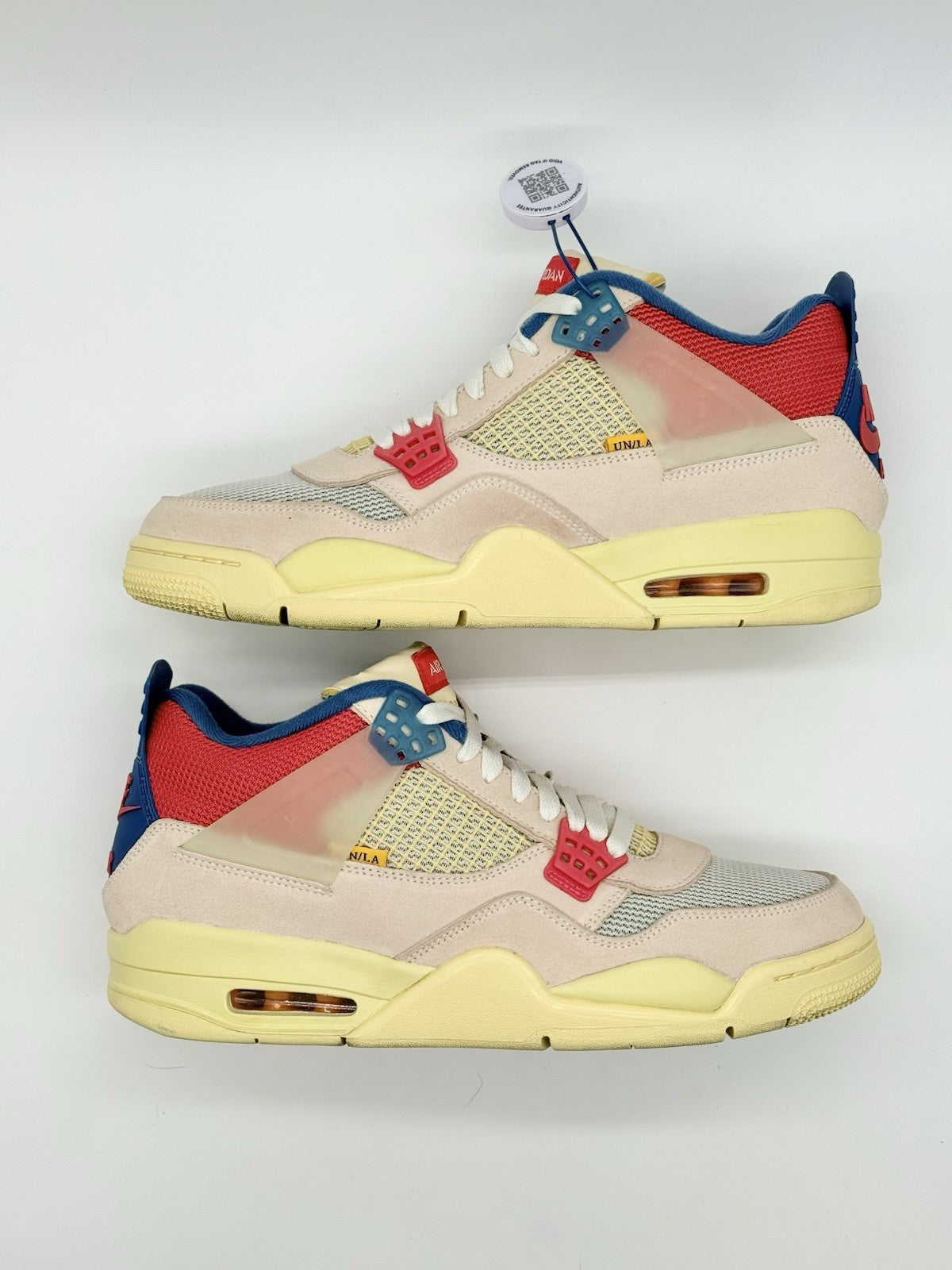 Size 10.5 - Jordan 4 Retro x Union LA Mid Guava Ice