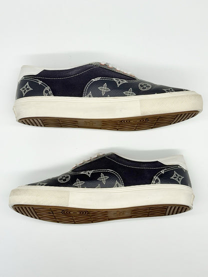 Size 9.5 - Louis Vuitton Monogram Trocadero Sneaker Low Blue White