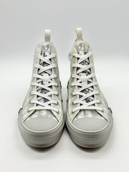 BRAND NEW - Size 10 - Dior B23 High-Top Sneaker White and Navy Oblique
