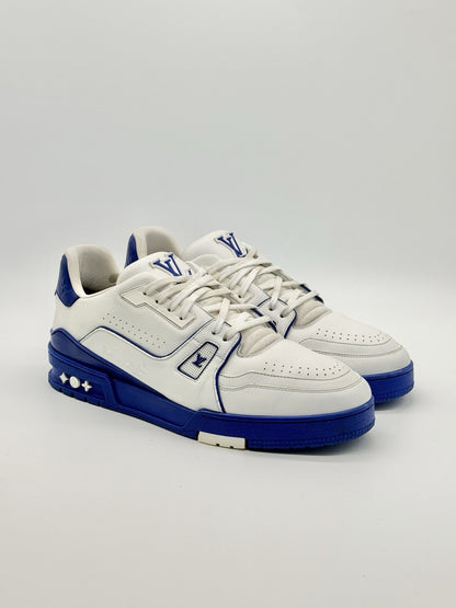 Size 10 - Louis Vuitton Trainer Low White Blue