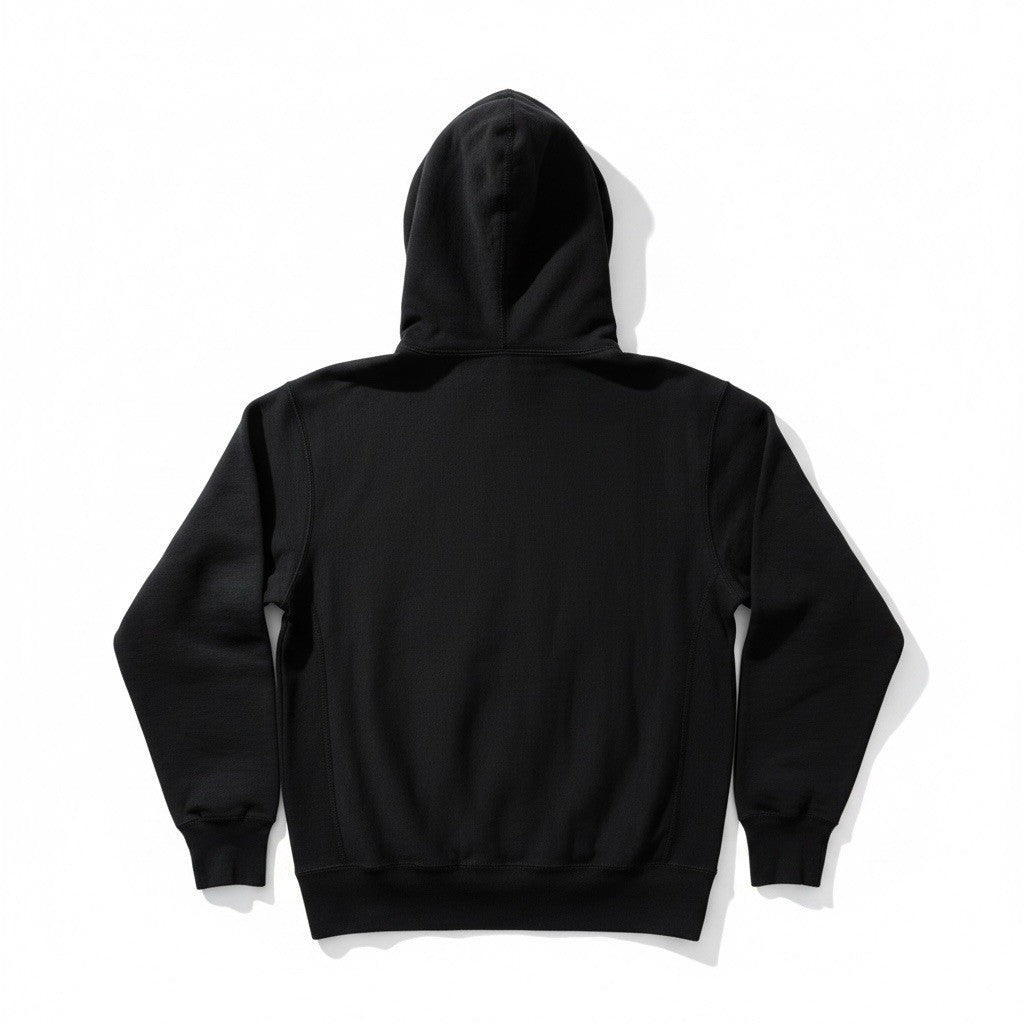 Supreme Embroidered Box Logo Black Hoodie Large Hooded Sweatshirt