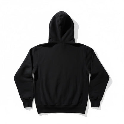 Supreme Embroidered Box Logo Black Hoodie Large Hooded Sweatshirt
