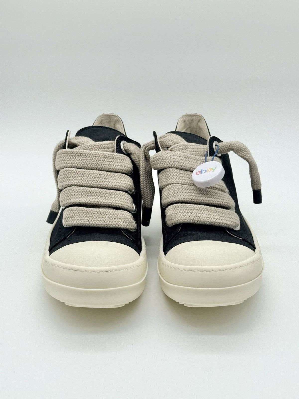 TRIED ON Size 11 - Rick Owens DRKSHDW Ramones Jumbo Lace Black