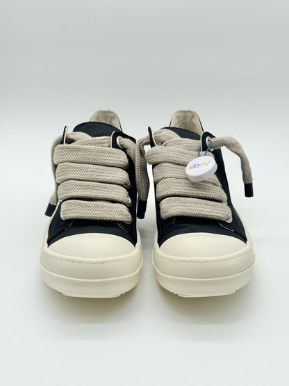 TRIED ON Size 11 - Rick Owens DRKSHDW Ramones Jumbo Lace Black