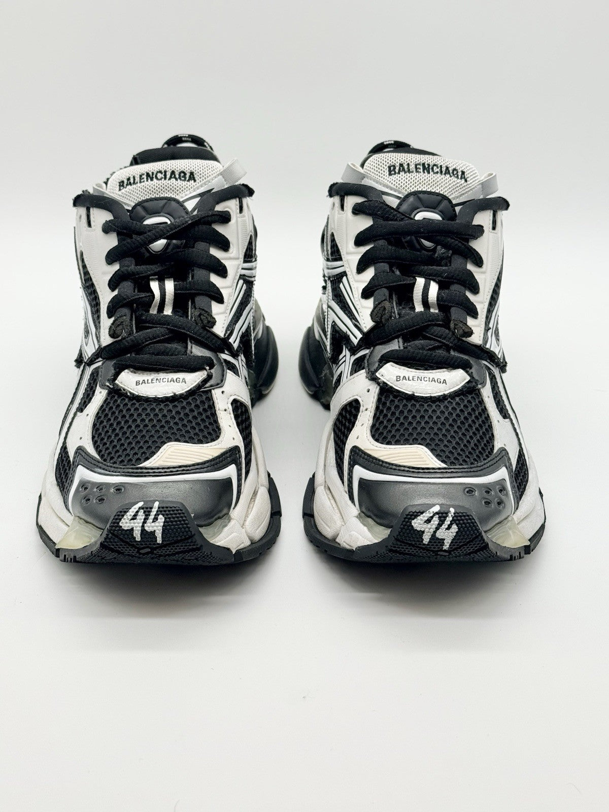 Size 11 - Balenciaga Runner Black White