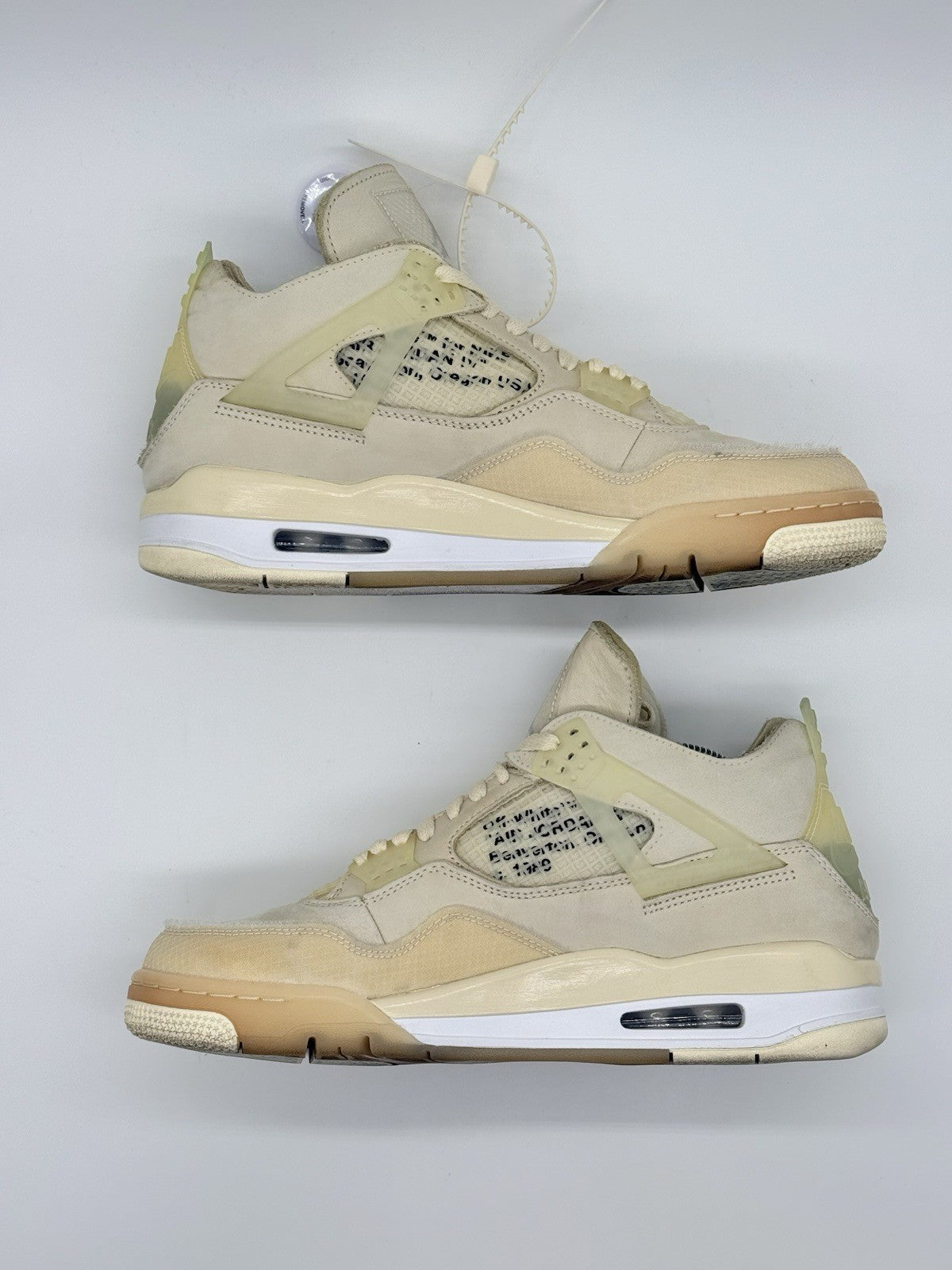 Size 9.5m/11w - Jordan 4 SP x Off-White Mid Sail