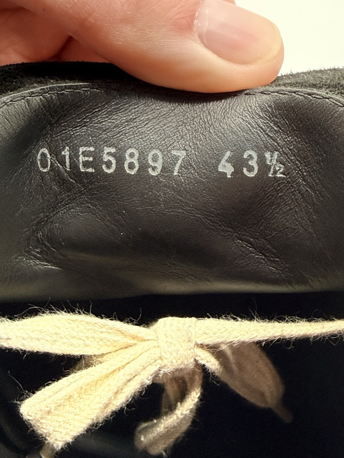 Size 10.5 - Rick Owens Vintage Lows Black