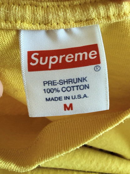 Supreme New York Tradition Tee Yellow Size M