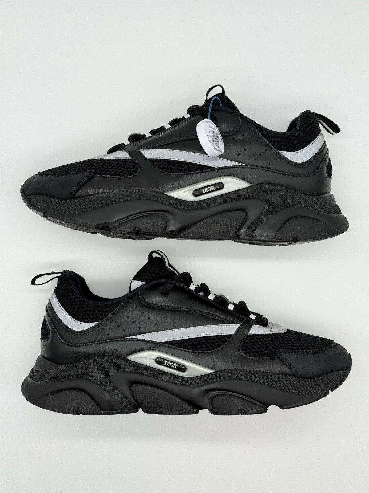 Size 13 - Dior B22 Black Reflective