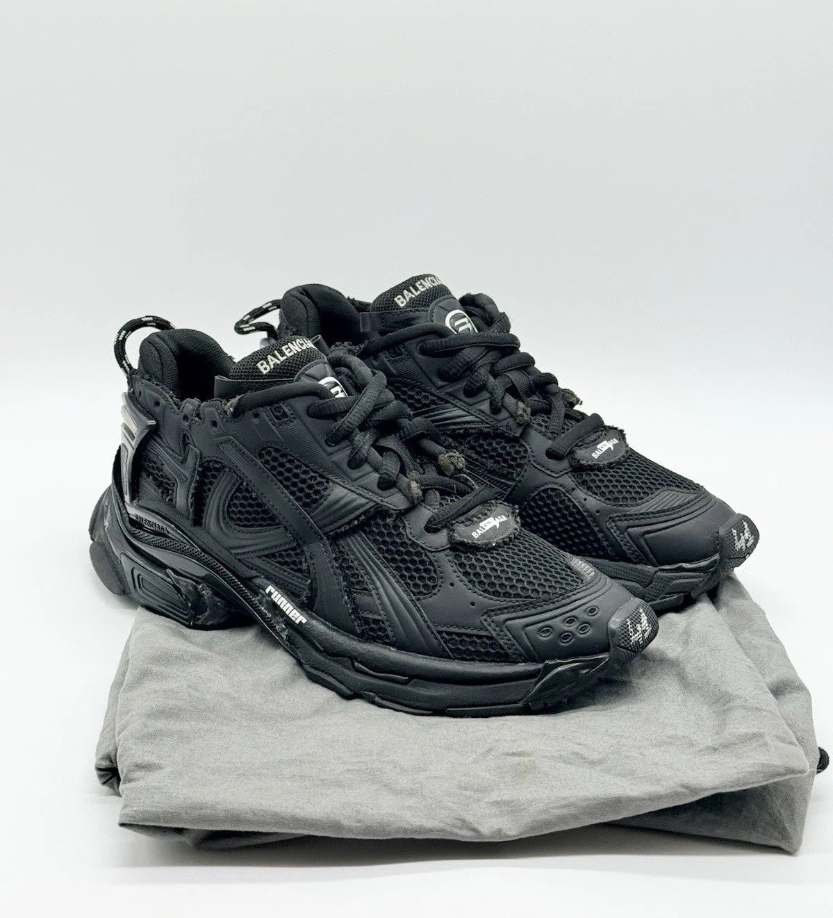 Size 8 - Balenciaga Runner Sneaker Black Matte