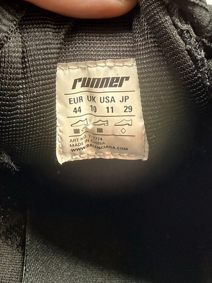 WORN TWICE - Size 11 Balenciaga Runner Sneaker Black Matte