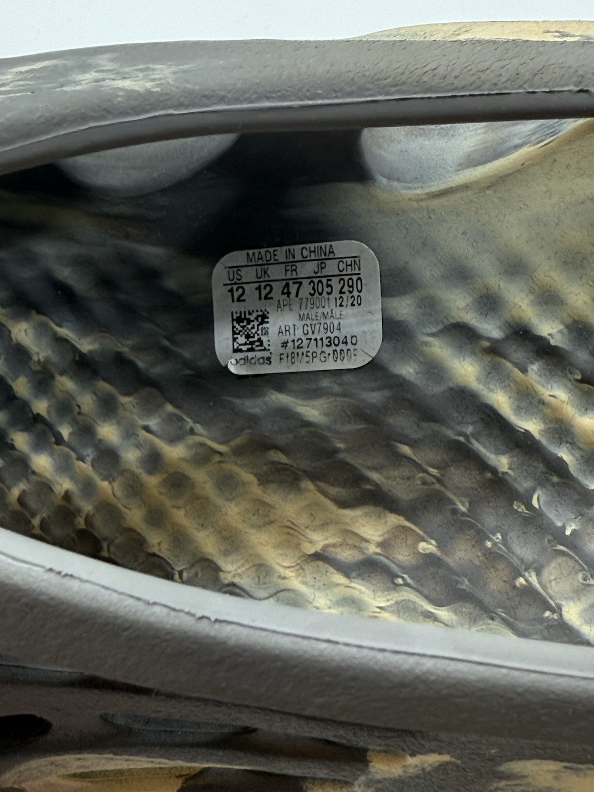 Size 12 - adidas Yeezy Foam RNNR MXT Moon Gray