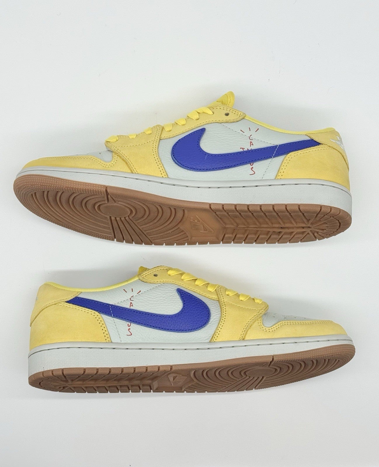 Size 11m/12.5w - Travis Scott x Air Jordan 1 Retro OG SP Low Canary