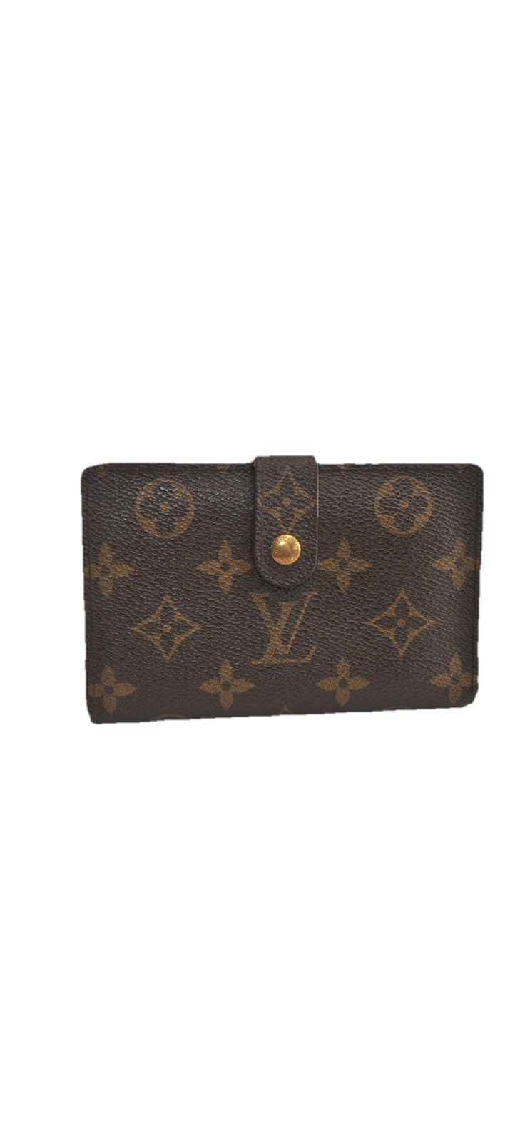Louis Vuitton Monogram Porte Monnaie Billets Viennois M61663 Wallet 5846M