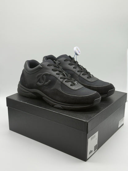 Size 13 - CHANEL CC Logo Low Black