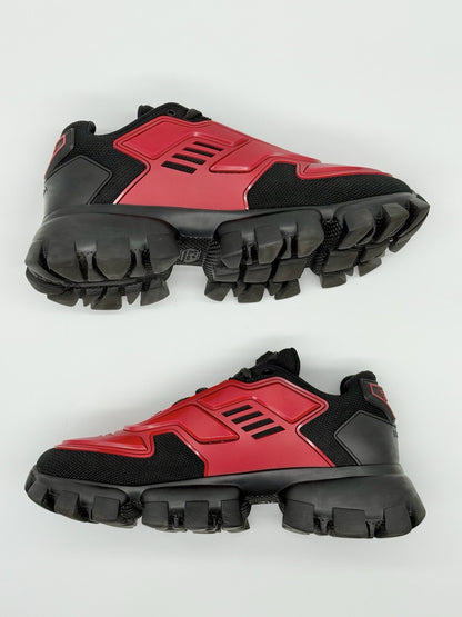 Size 8.5 - Prada Cloudbust Thunder Knit Red Black
