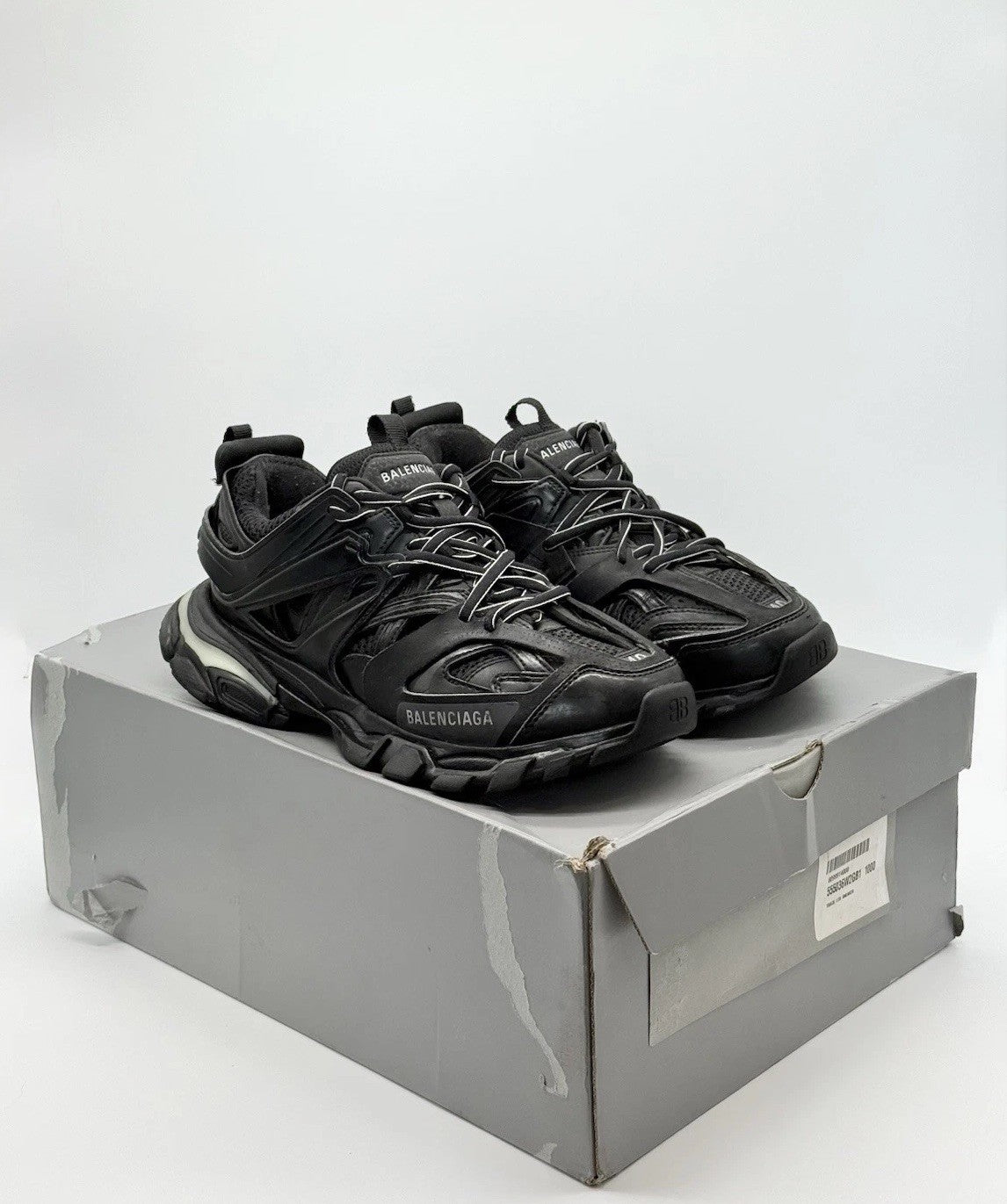 Size 7 - Balenciaga Track LED Sneaker Black