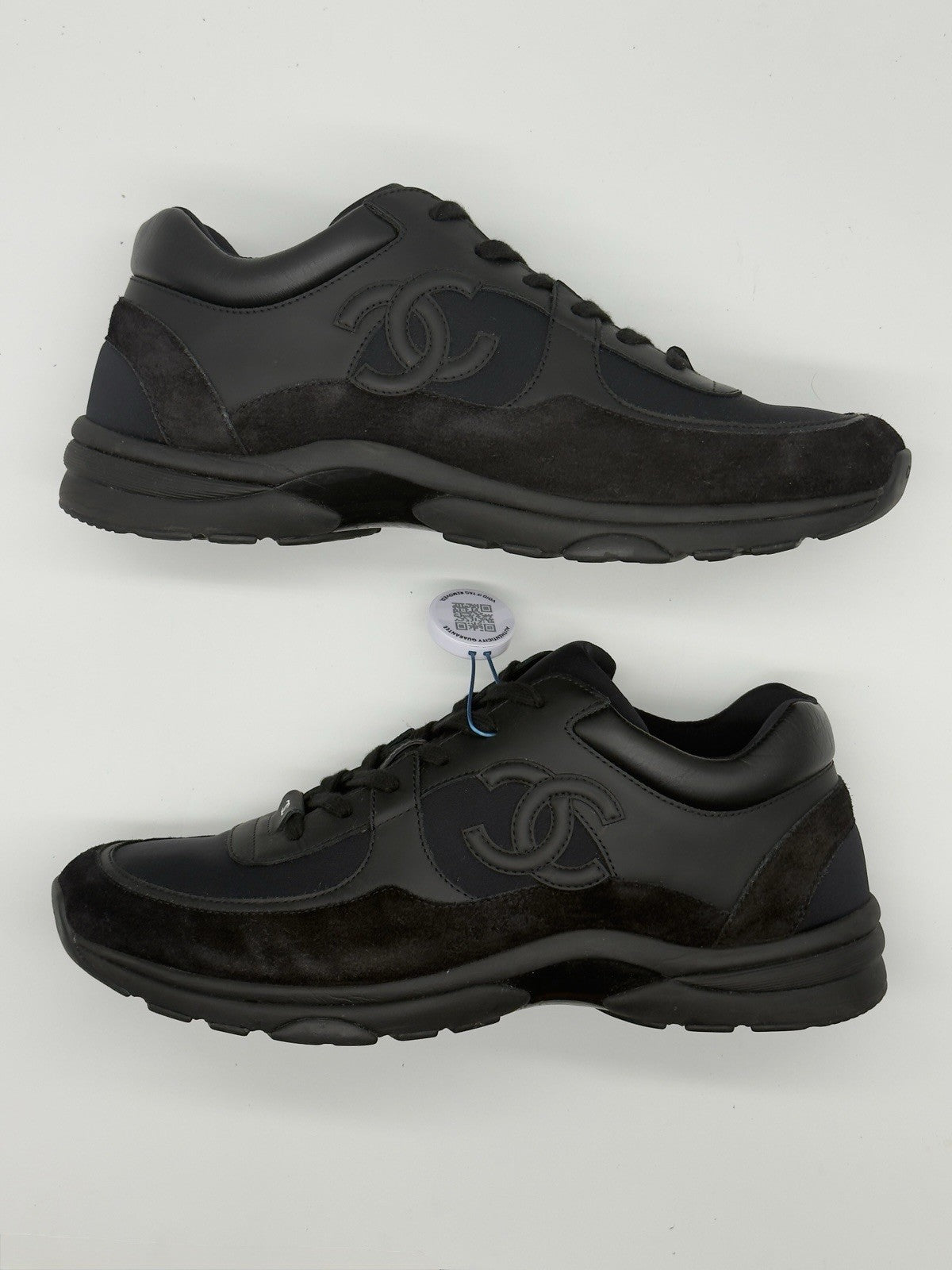 Size 13 - CHANEL CC Logo Low Black