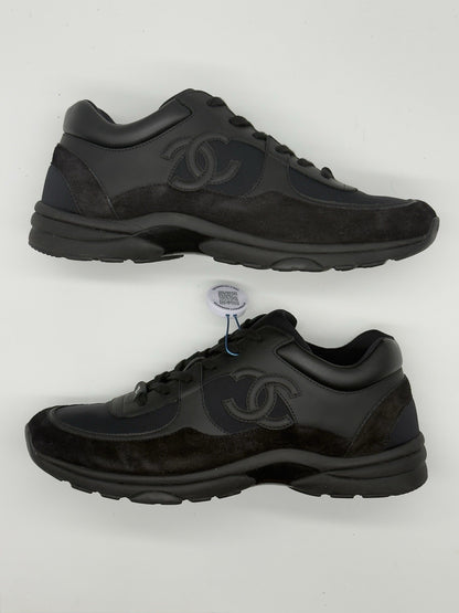 Size 13 - CHANEL CC Logo Low Black