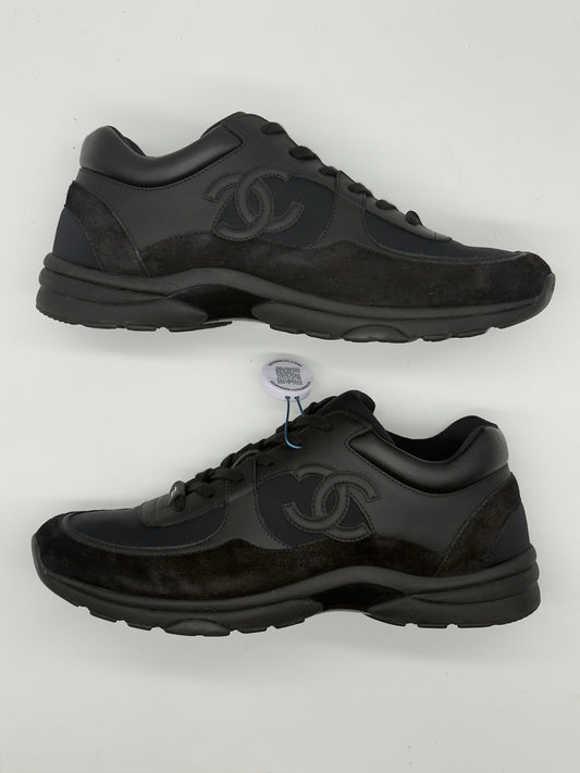 Size 13 - CHANEL CC Logo Low Black