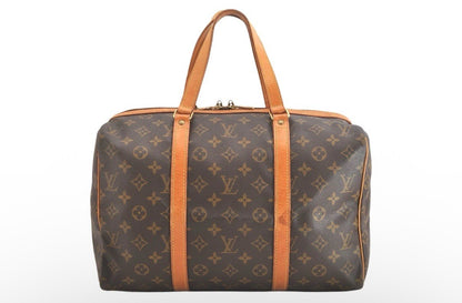 Authentic Louis Vuitton Monogram Sac Souple 35 Hand Boston Bag M41626 LV 2699N