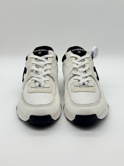Size 13 - Chanel CC Logo Sneaker White Black