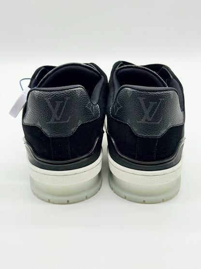 WORN ONCE Size 7 - Louis Vuitton Trainer Black Monogram
