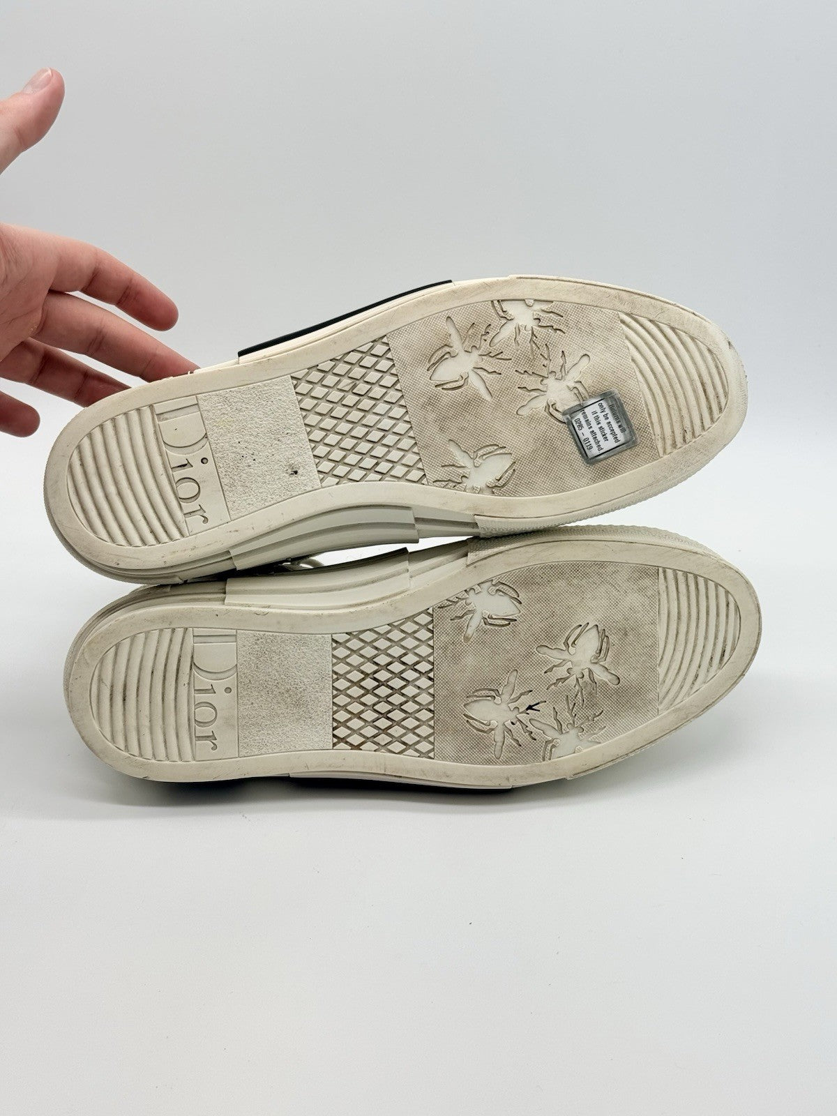 Size 10 - Dior B23 High Dior Oblique White