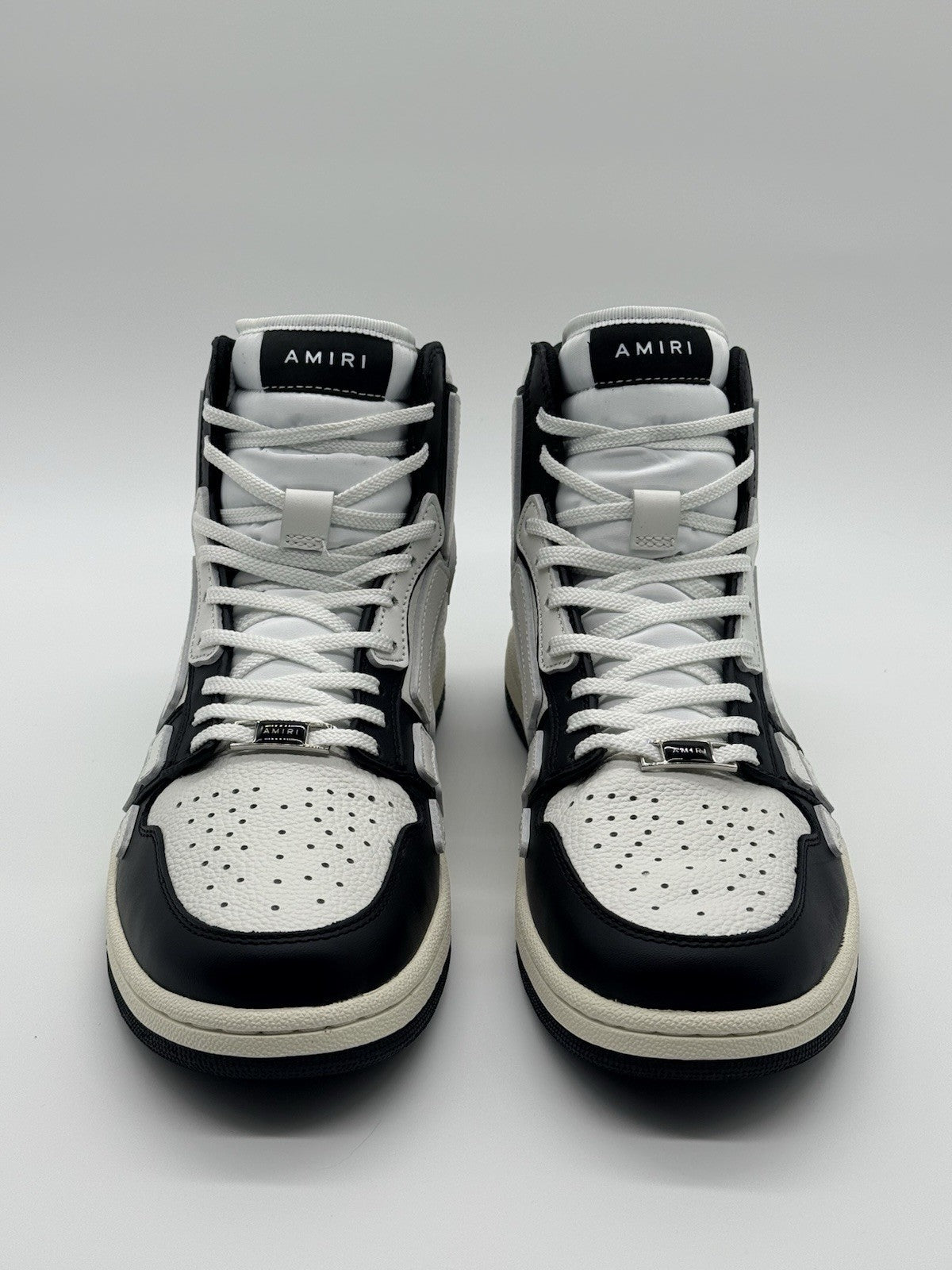 BRAND NEW Size 9 - Amiri skel top high Black And White ($650 Retail)