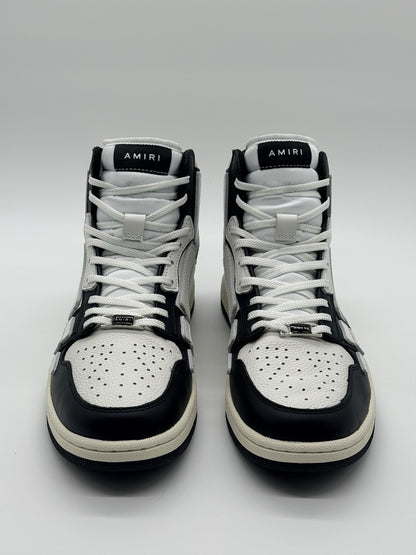 BRAND NEW Size 9 - Amiri skel top high Black And White ($650 Retail)