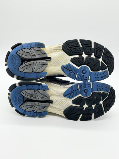 Size 10 - Balenciaga Runner Sneaker White Blue Yellow