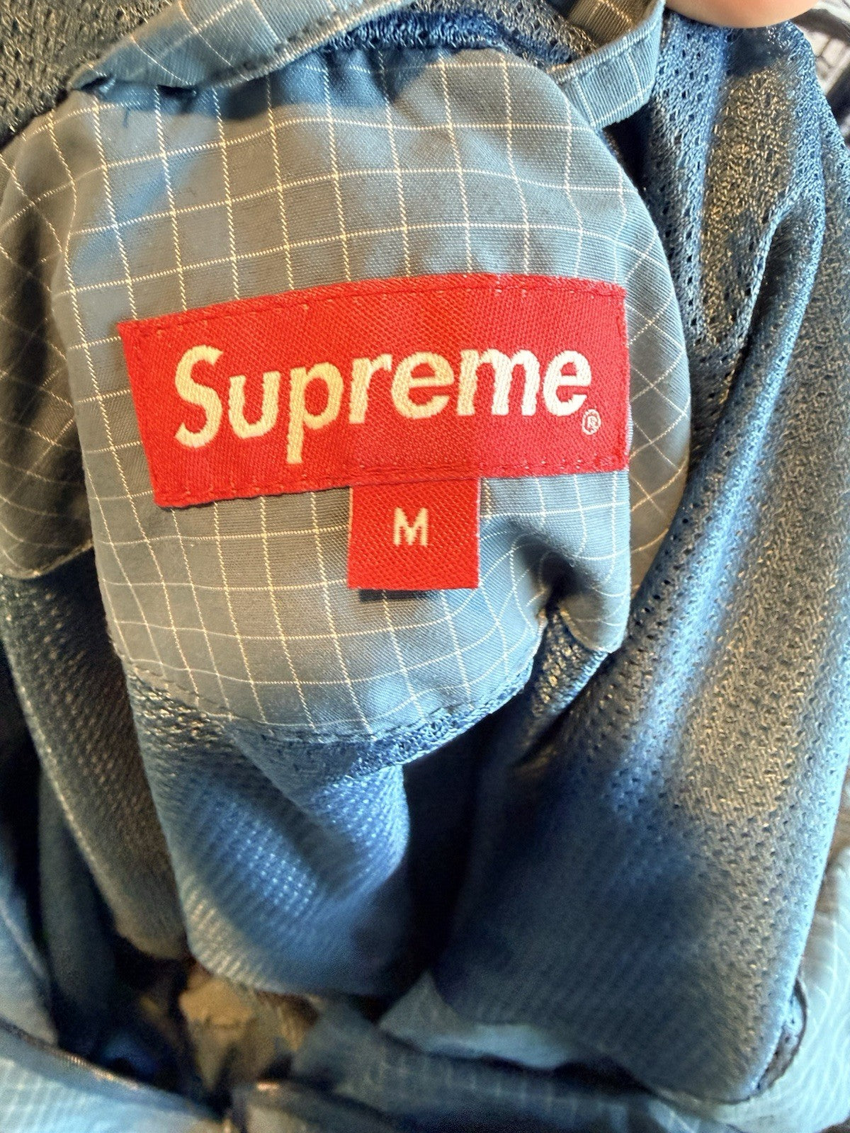 Supreme Support Unit Nylon Ripstop Hooded Jacket Teal FW21 Waterproof Size M