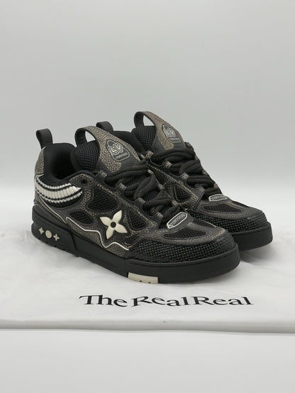 Size 10 - Louis Vuitton Skate Sneaker Black Gold