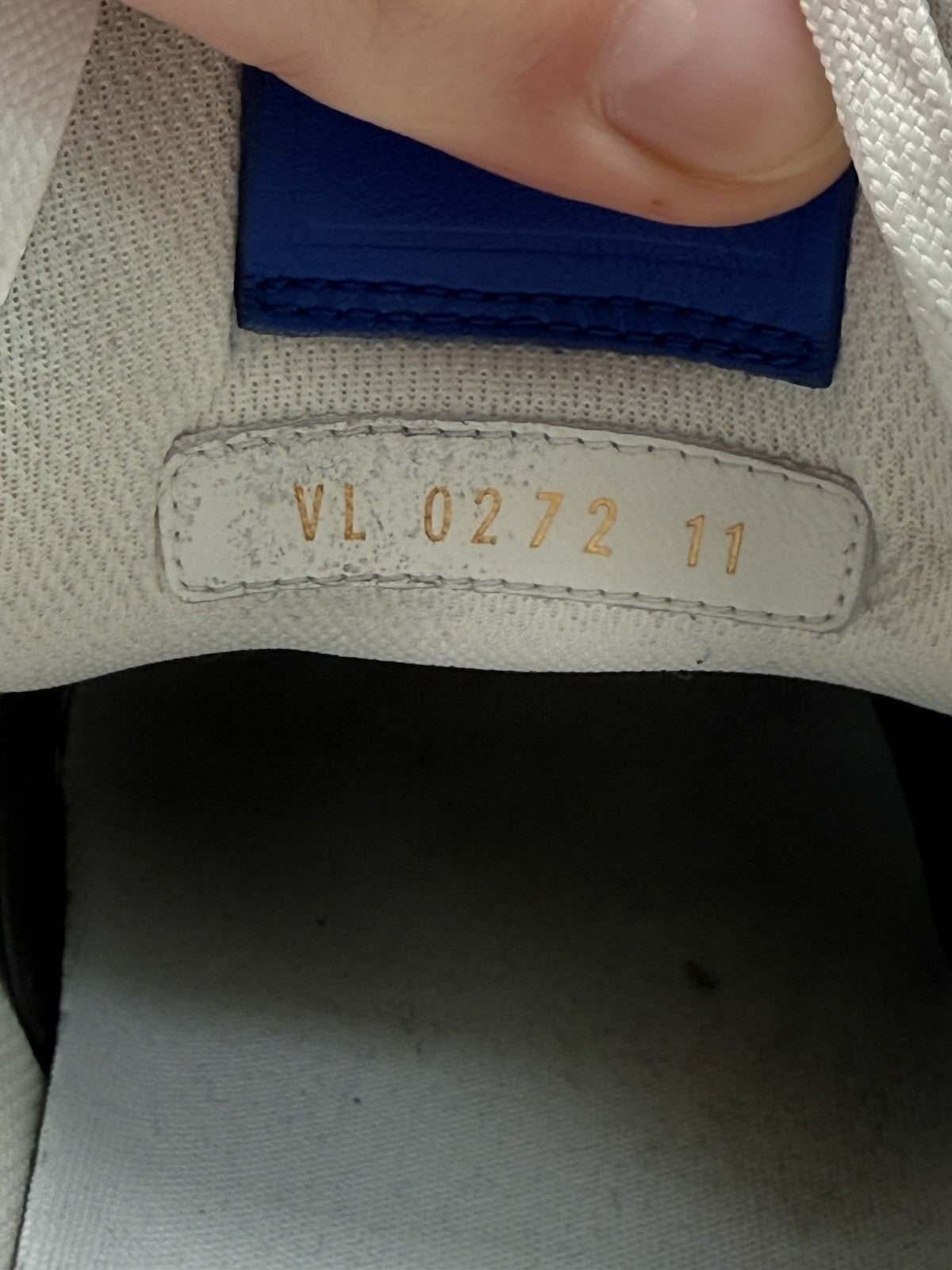 Size 12 - Louis Vuitton Trainer Low #54 Mini Monogram - Blue