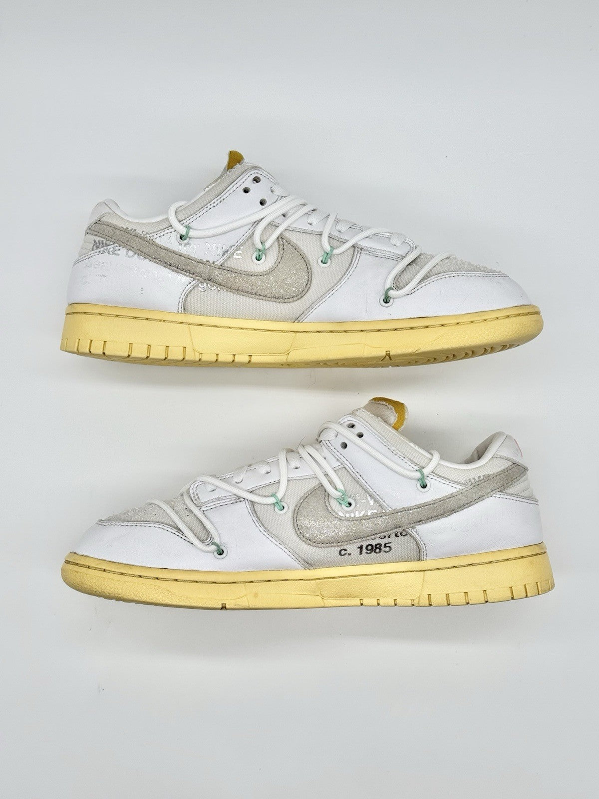 Size 10 - Off-White x Nike Dunk Low Lot 01 of 50