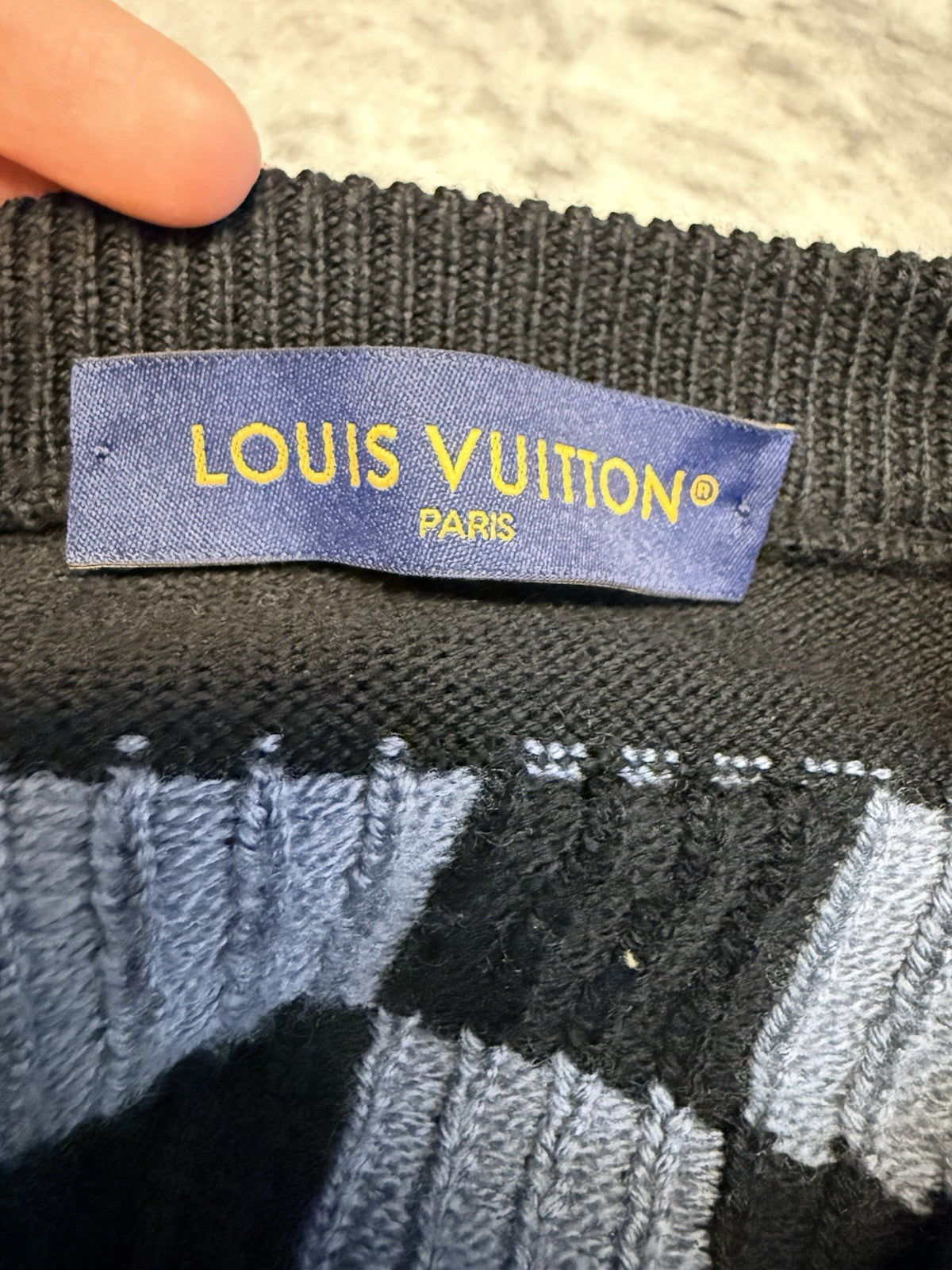 Louis Vuitton Fair Isle Macro Pullover Sweater Size M ($2645 Retail)