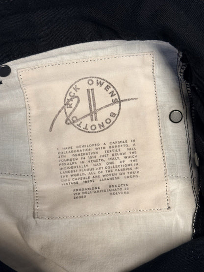 Rick Owens Bonotto Jeans Black 32 ($1320 Retail)