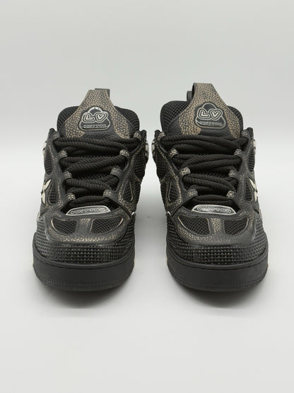 Size 10 - Louis Vuitton Skate Sneaker Black Gold