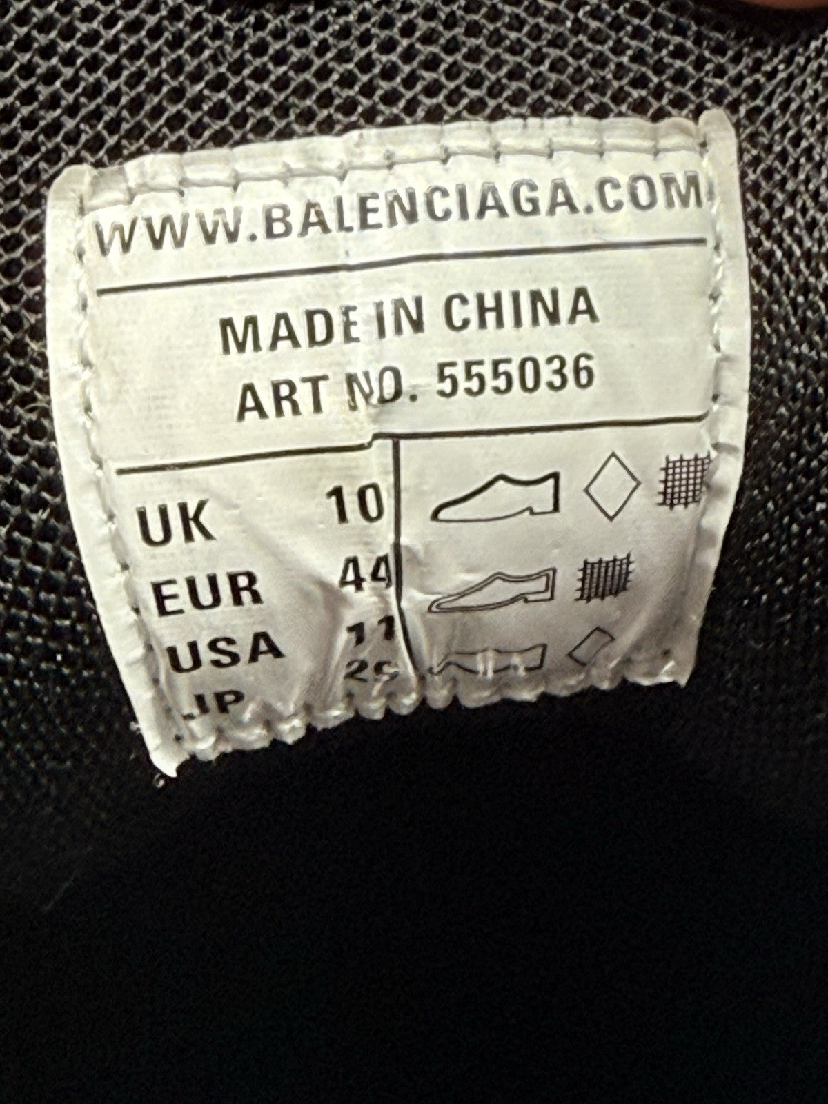 WORN TWICE Size 11 - Balenciaga Track LED Sneaker Black