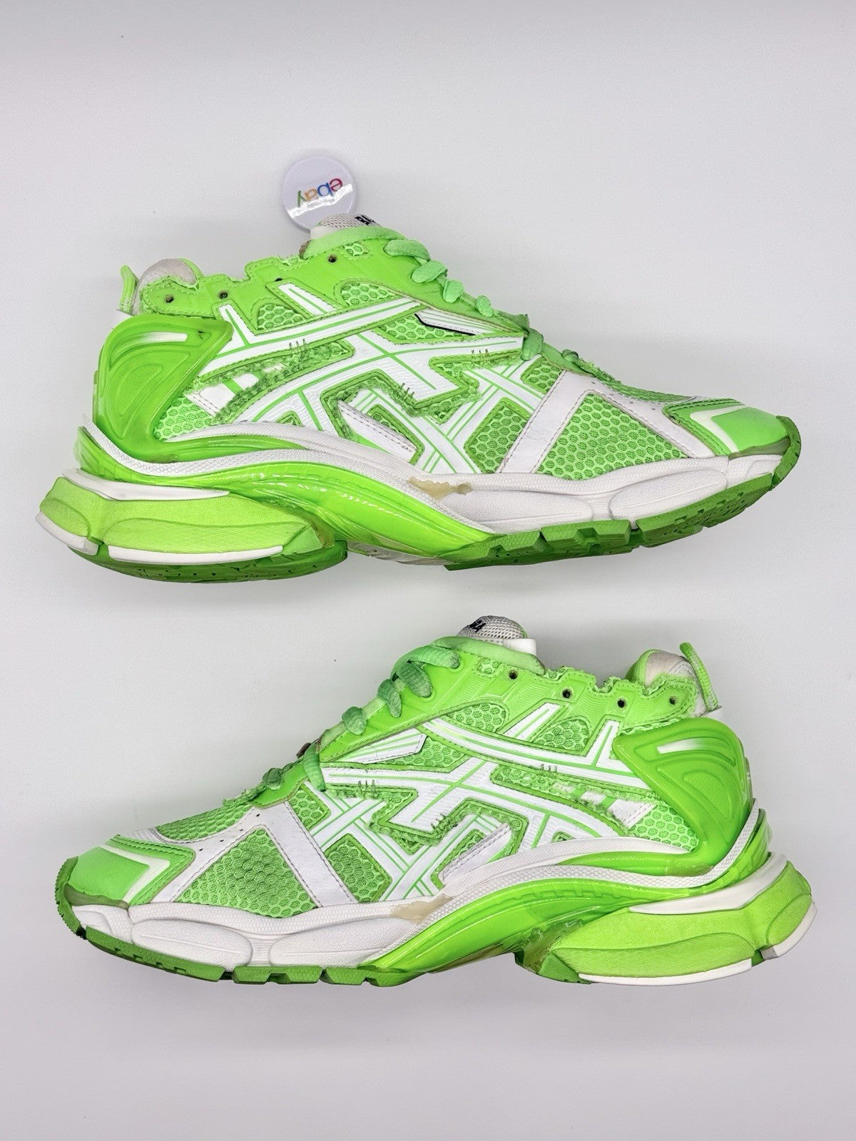 WORN ONCE Size 9 - Balenciaga Runner Sneaker Fluo Green