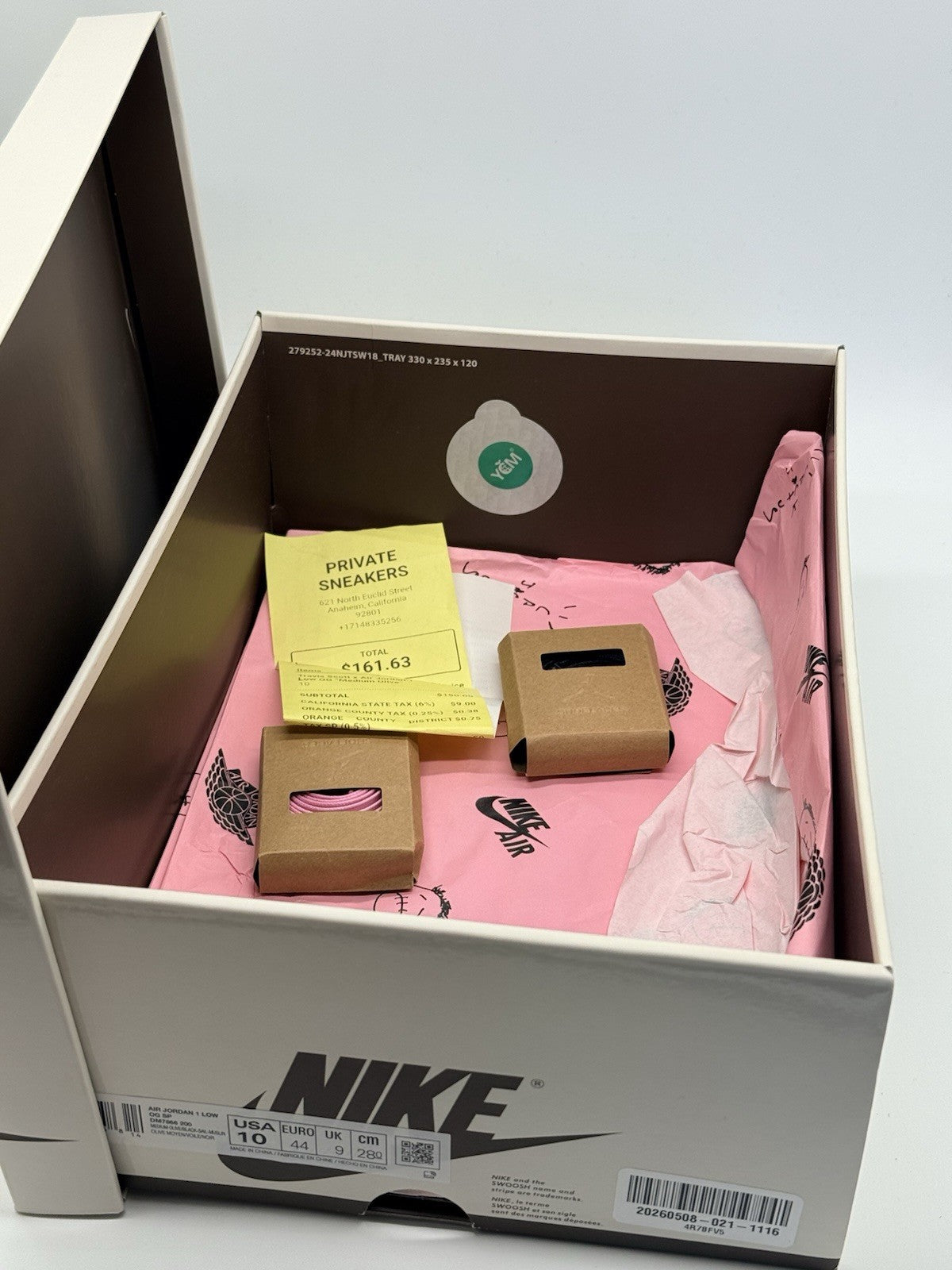 Size 10 - Travis Scott x Air Jordan 1 Retro OG SP Low Reverse Olive / Medium...