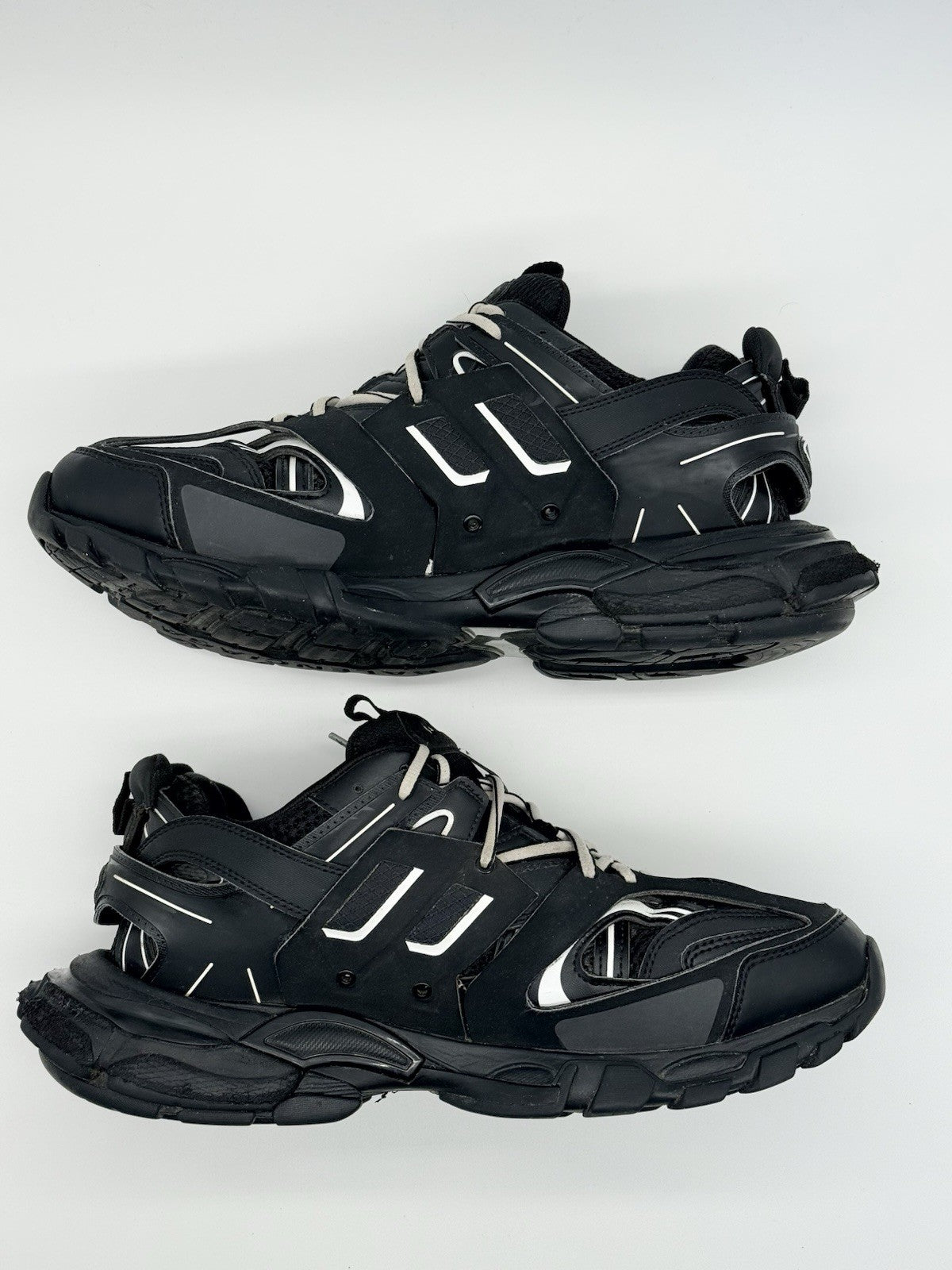 Size 10 - Balenciaga Track Sneaker Black White