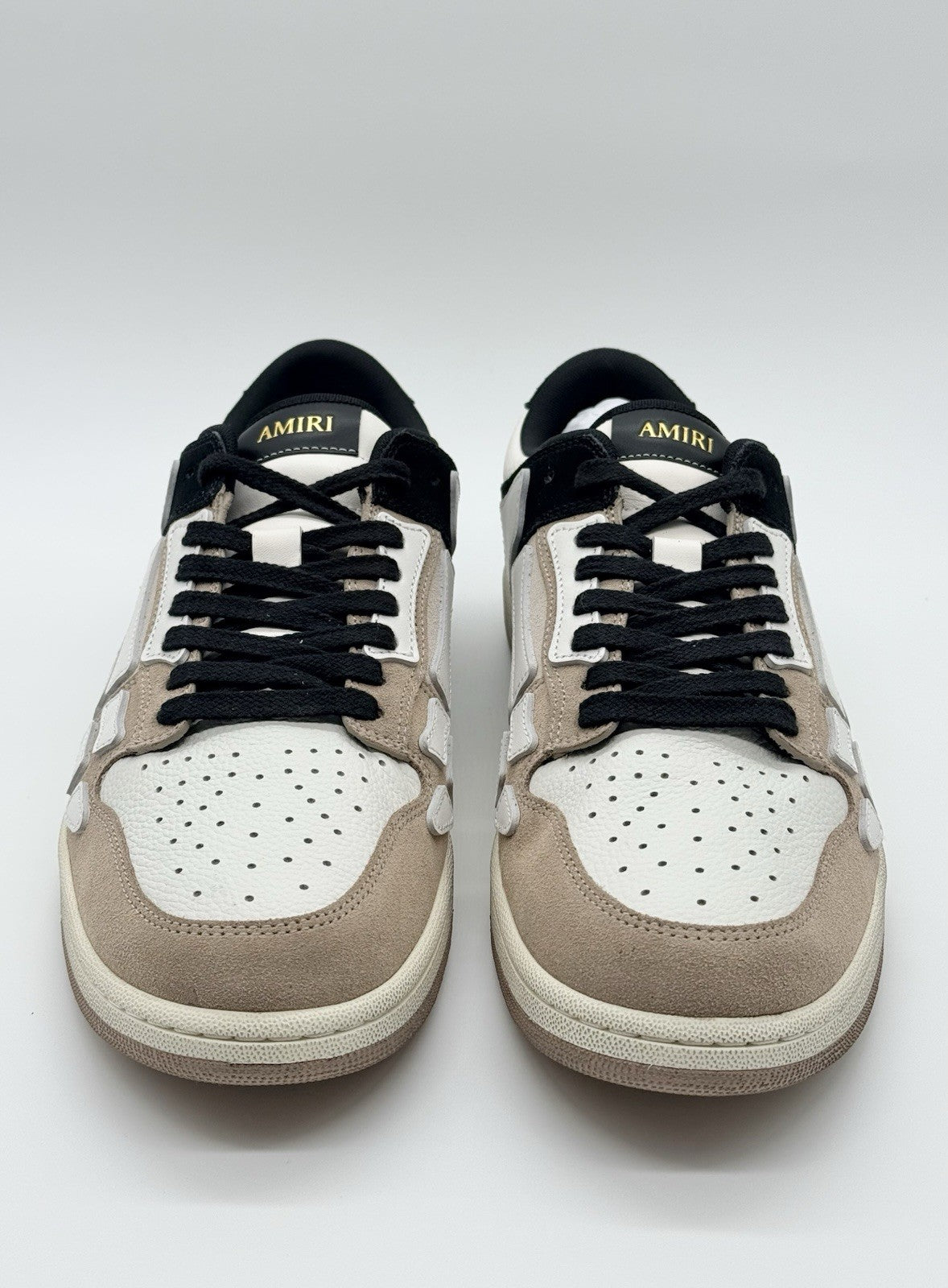 BRAND NEW Size 14 - Amiri Skel Low-Top Black And Beige ($650 Retail)