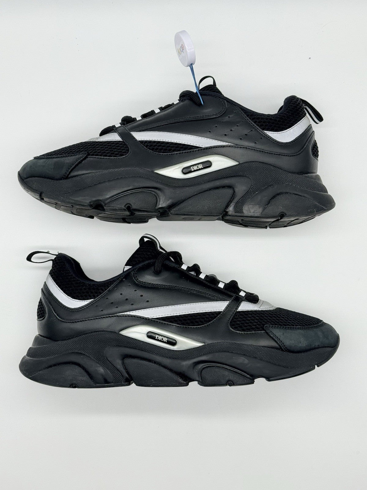 Size 13 - Dior B22 Black Reflective