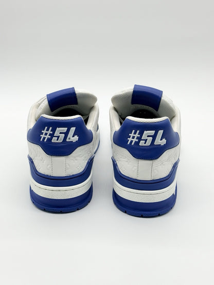 Size 12 - Louis Vuitton Trainer Low #54 Mini Monogram - Blue